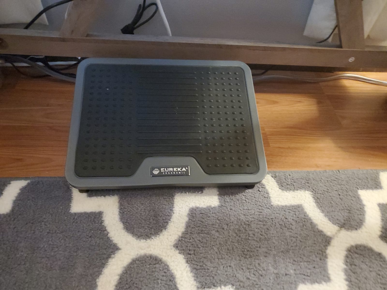 EUREKA ERGONOMIC Tilt Adjustable Footrest, Foot Rest for Under Desk at Work with Massage Surface, Office Foot Rest Under Desk with 20 Degree Tilt No Locking, Metal Frame customer photo 1