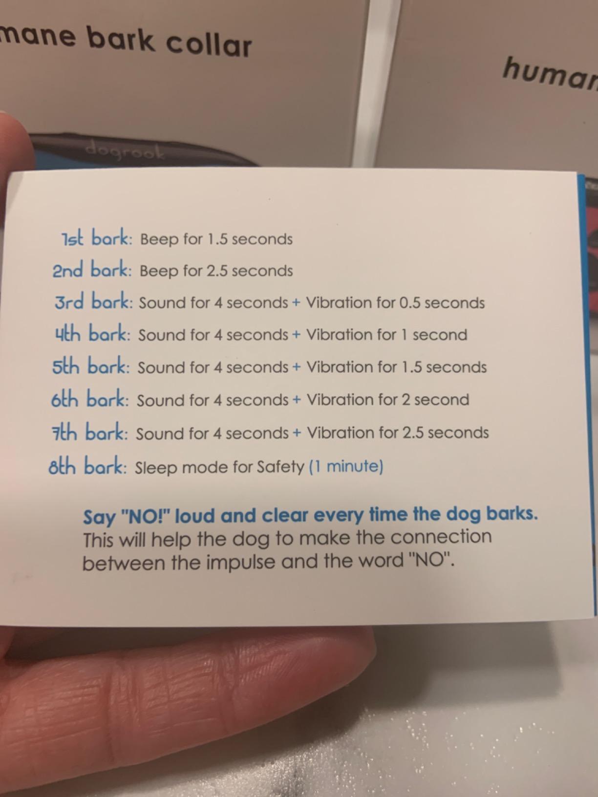 Dogrook Humane No Shock Rechargable Beep & Vibration Bark Collar for Dogs | Rechargeable anti-bark collar uses beep and vibration without shock for small, medium, and large dogs from 12 to 110 lbs customer photo 2