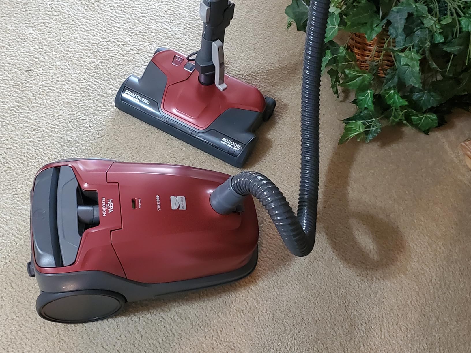 Kenmore Elite 81714 Pet Friendly Ultra Plush Lightweight Bagged Canister Vacuum with Pet PowerMate, HEPA, Extended Telescoping Wand, Retractable Cord, and 3 Cleaning Tools-Champagne customer photo 1