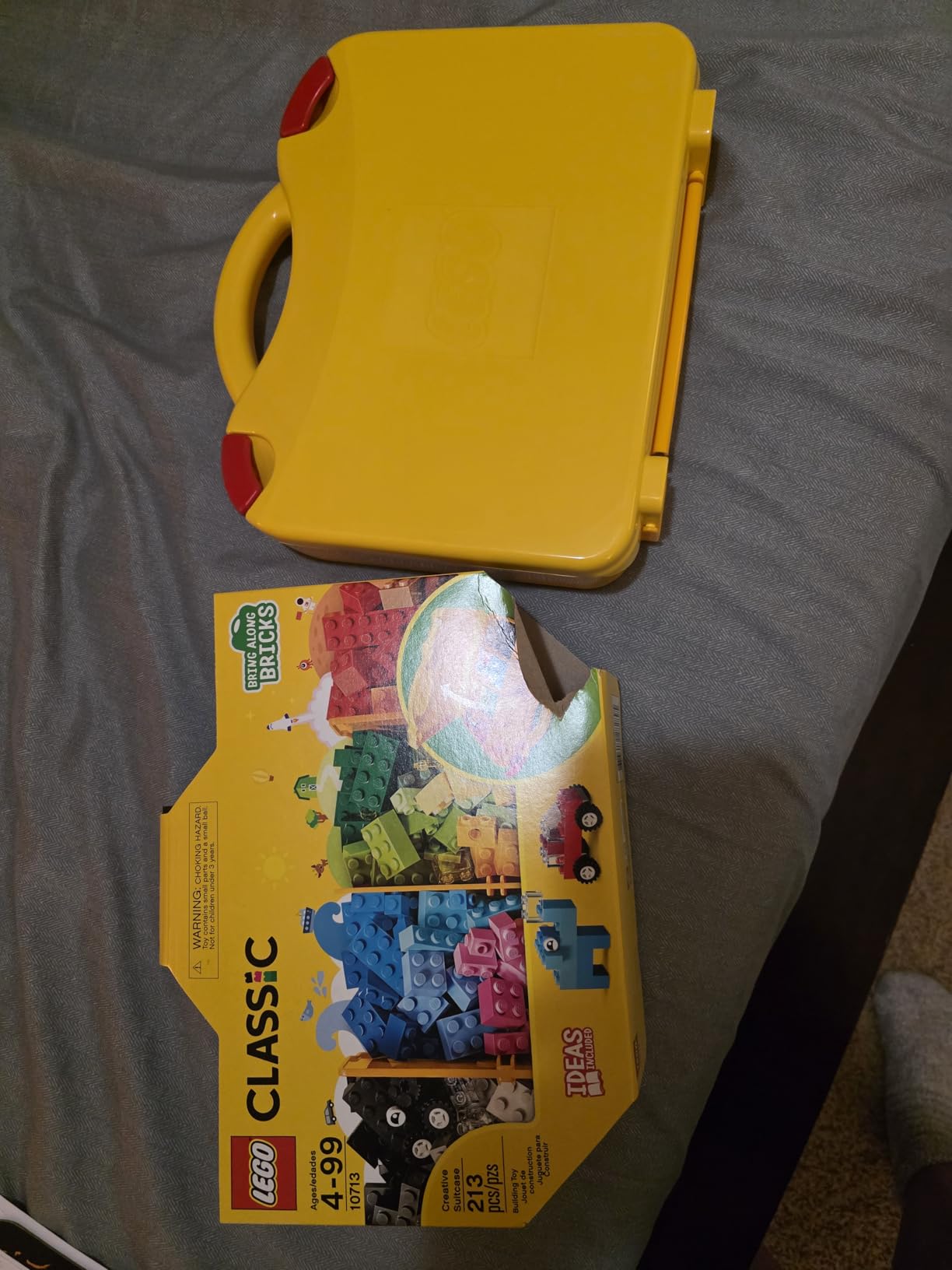 LEGO Classic Creative Suitcase 10713 - Includes Sorting Storage Organizer Case with Fun Colorful Building Bricks, Preschool Learning Toy for Kids, Boys and Girls Ages 4 Years Old and Up customer photo 2