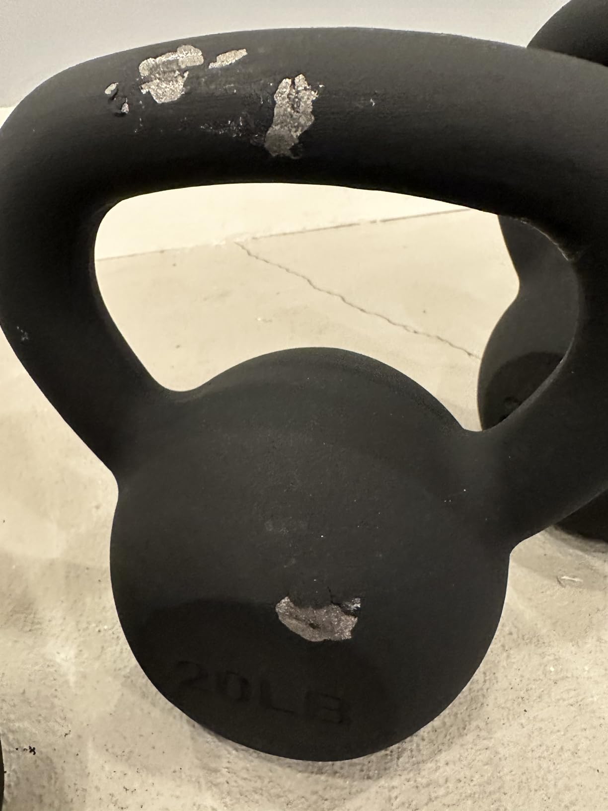Powder Coated Solid Cast Iron Kettlebell Weights Set 5lb to 45lb Various Combination customer photo 2