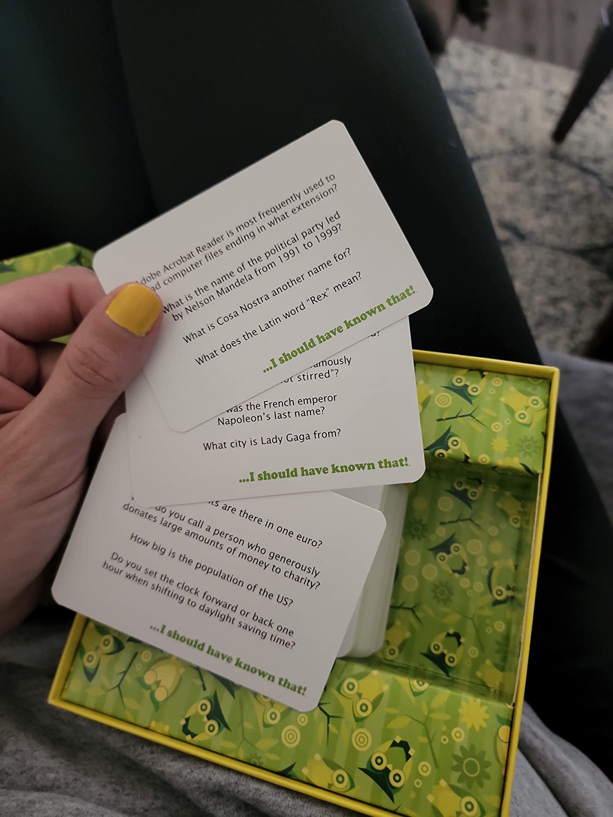 I should have known that! - A Trivia Game About Things You Oughta Know, Green customer photo 2