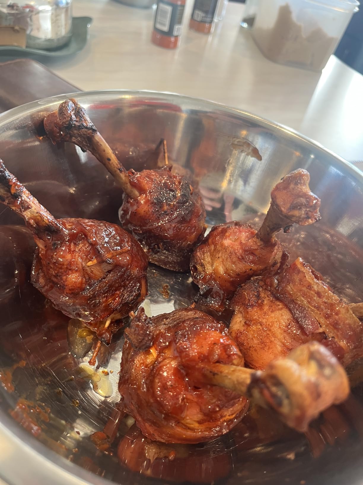 G.a HOMEFAVOR 14-Slot Chicken Leg Rack for Grill & Wings, BBQ Accessories customer photo 1