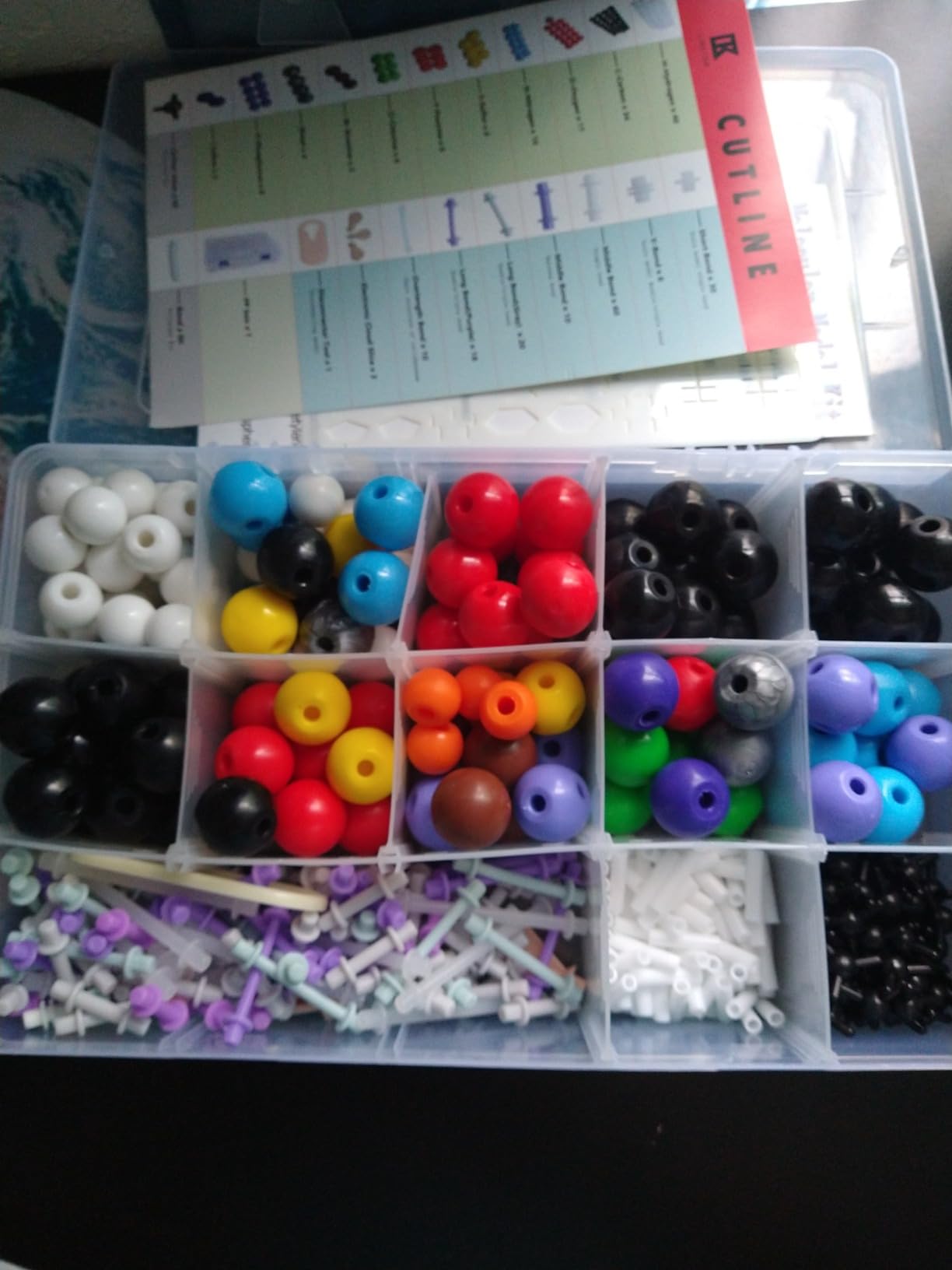 LINKTOR Chemistry Molecular Model Kit (444 Pieces), Student or Teacher Set for Organic and Inorganic Chemistry Learning, Motivate Enthusiasm for Learning and Raising Space Imagination, A Fullerene Set customer photo 1