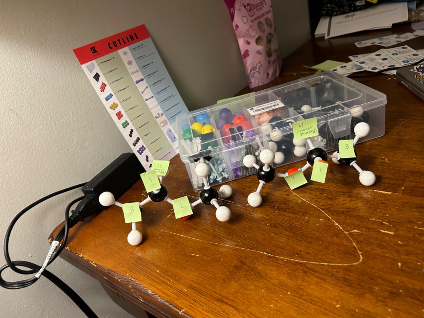 LINKTOR Chemistry Molecular Model Kit (444 Pieces), Student or Teacher Set for Organic and Inorganic Chemistry Learning, Motivate Enthusiasm for Learning and Raising Space Imagination, A Fullerene Set customer photo 2