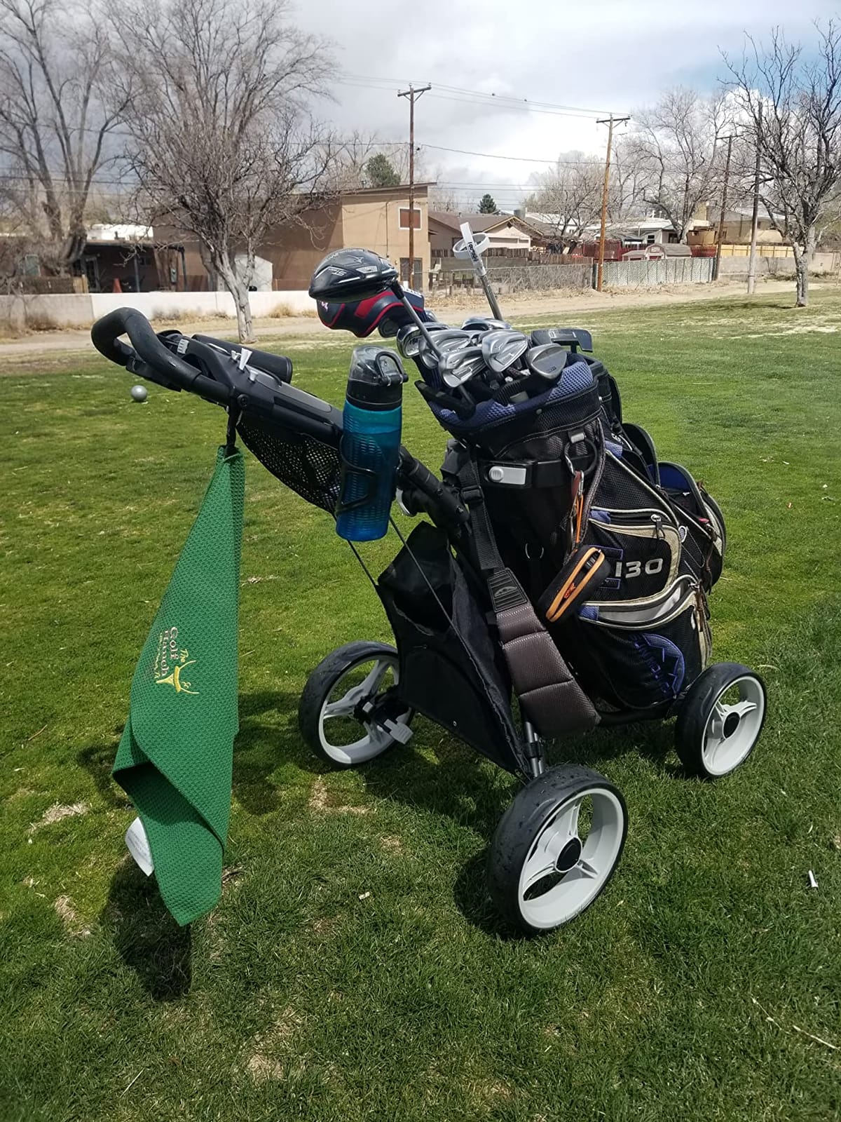 CaddytekCaddyTek Superlite 4 Wheel Golf Push Cart, Explorer Version 8 - customer photo 1
