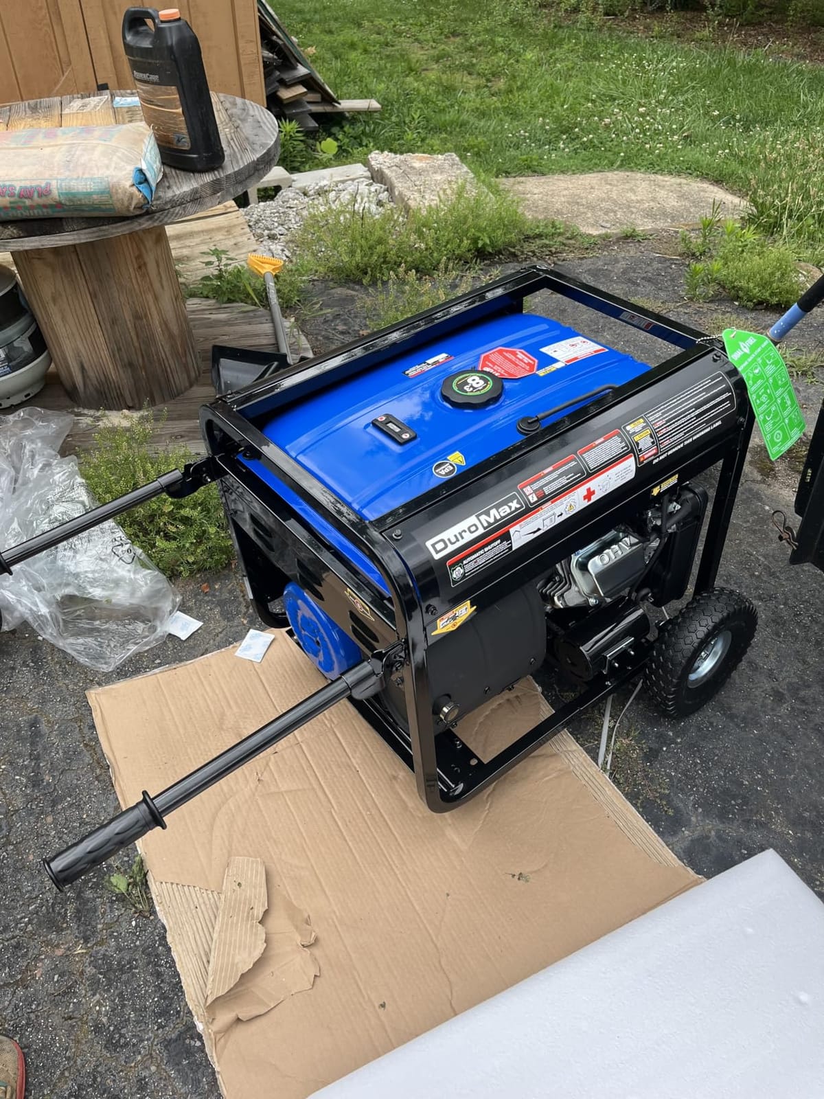 DuroMax XP13000EH 13,000-Watt Dual Fuel Portable Generator - Gas & Propane, Electric Start, Whole Home Backup Power, Transfer Switch Ready, RV & Emergency Ready customer photo 2