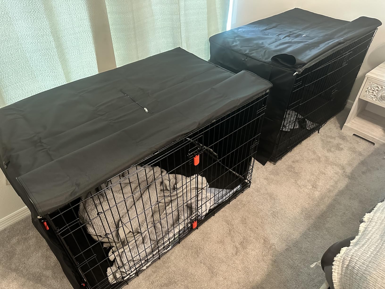 Explore Land Dog Crate Cover, 30 inches, Black customer photo 2