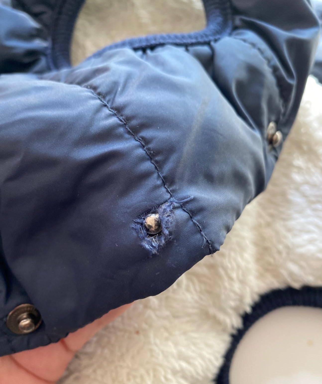 ASENKU Dog Winter Coat Dog Fleece Puffer Jacket for Small Medium Large Dogs customer photo 1