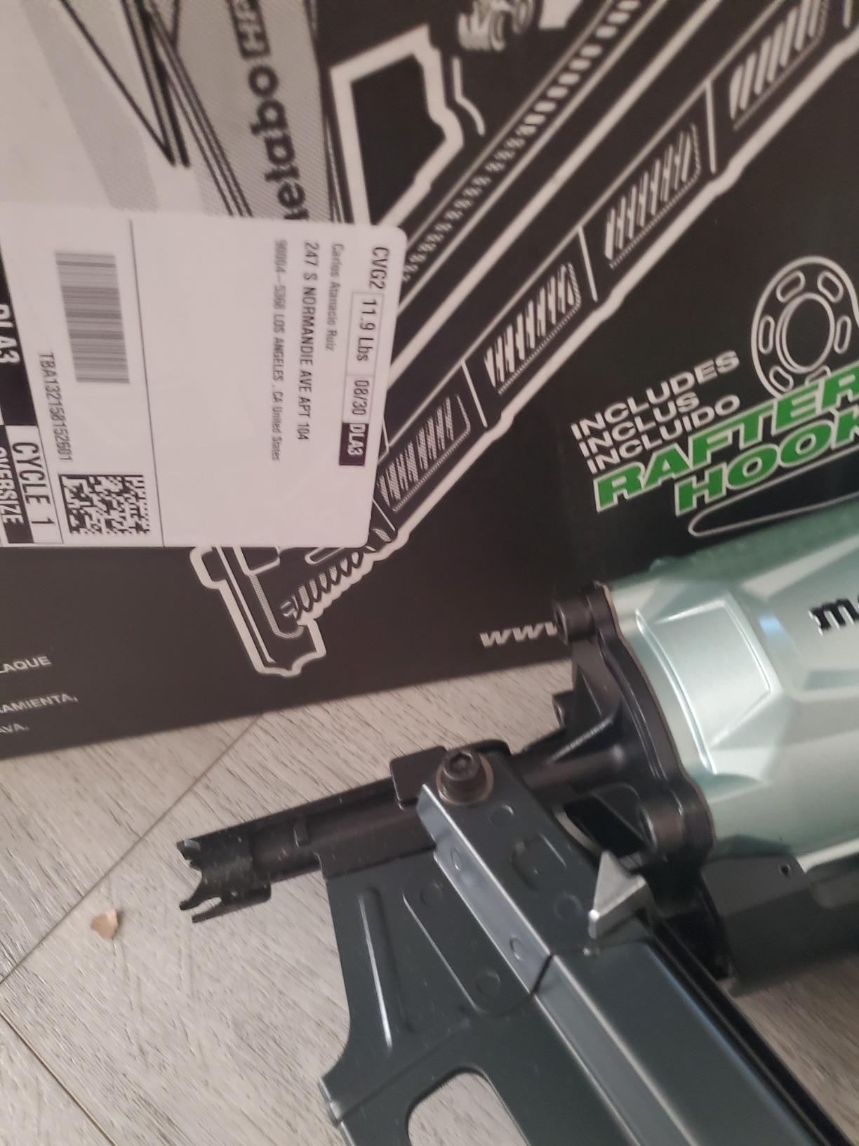 Metabo HPT Framing Nailer, Pneumatic Selectable Trigger, 21°, NR83A5 customer photo 1