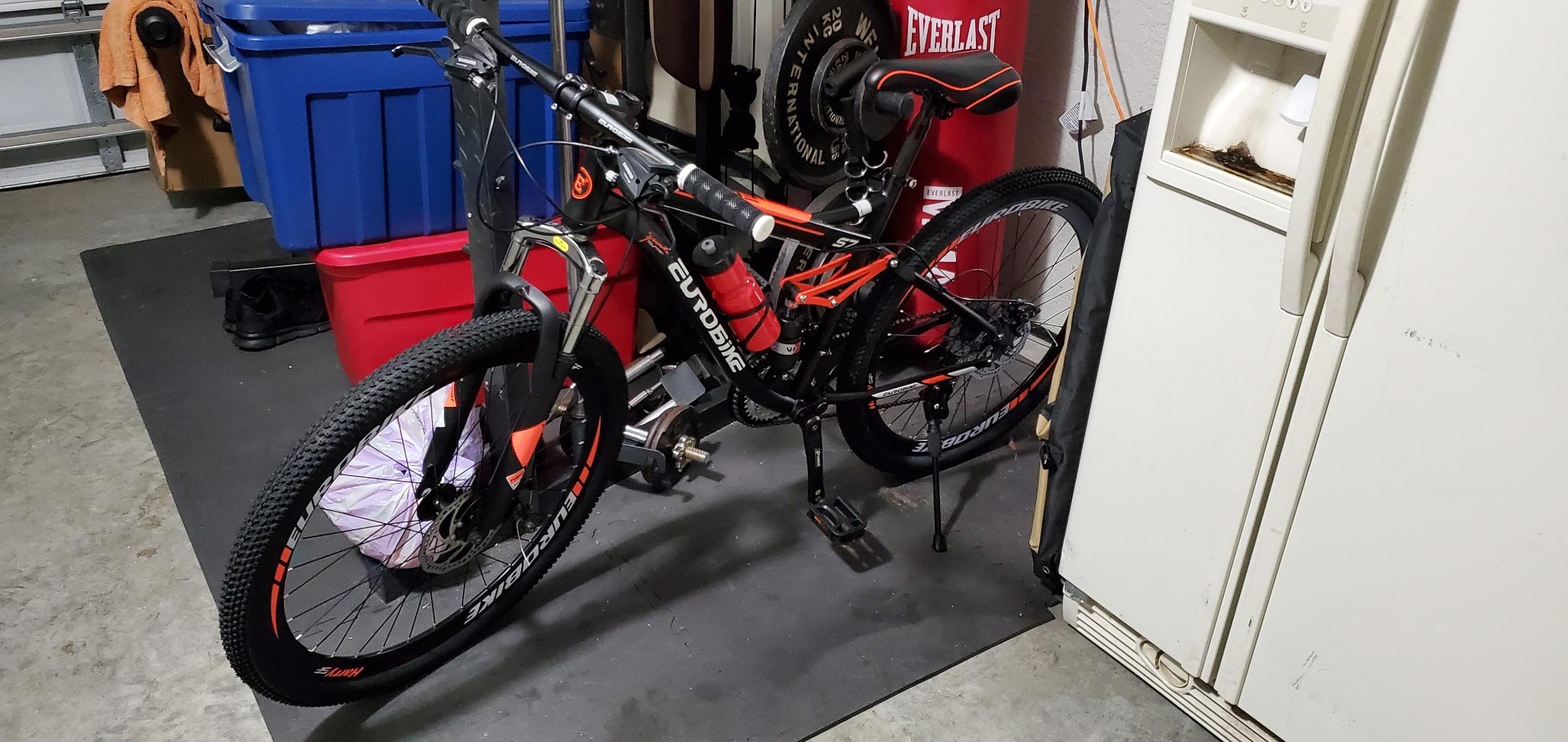 EUROBIKE Mountain Bike,21 Speed Full Suspension Mountain Bike, 27.5