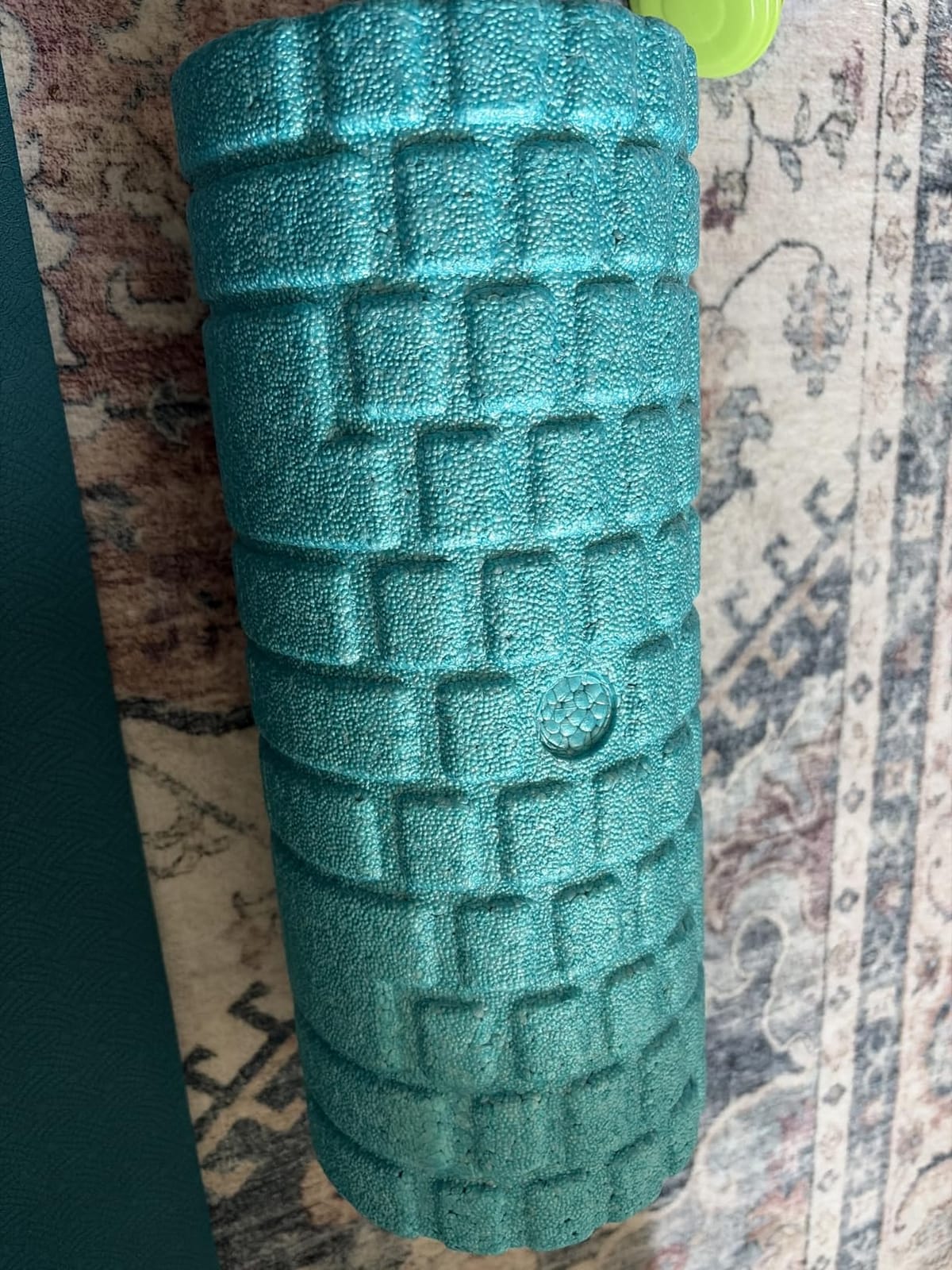 The Original Body Roller - High Density Foam Roller Massager for Deep Tissue Massage of the Back and Leg Muscles - Self Myofascial Release of Painful Trigger Point Muscle Adhesions (Blue) customer photo 2
