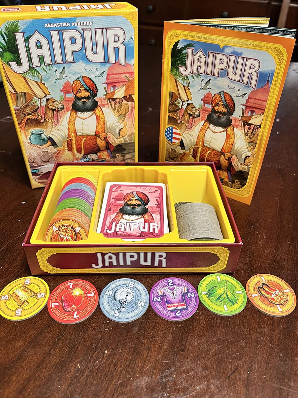 Asmodee Jaipur 2-Player Trading Card Strategy Game, Ages 10+ customer photo 2