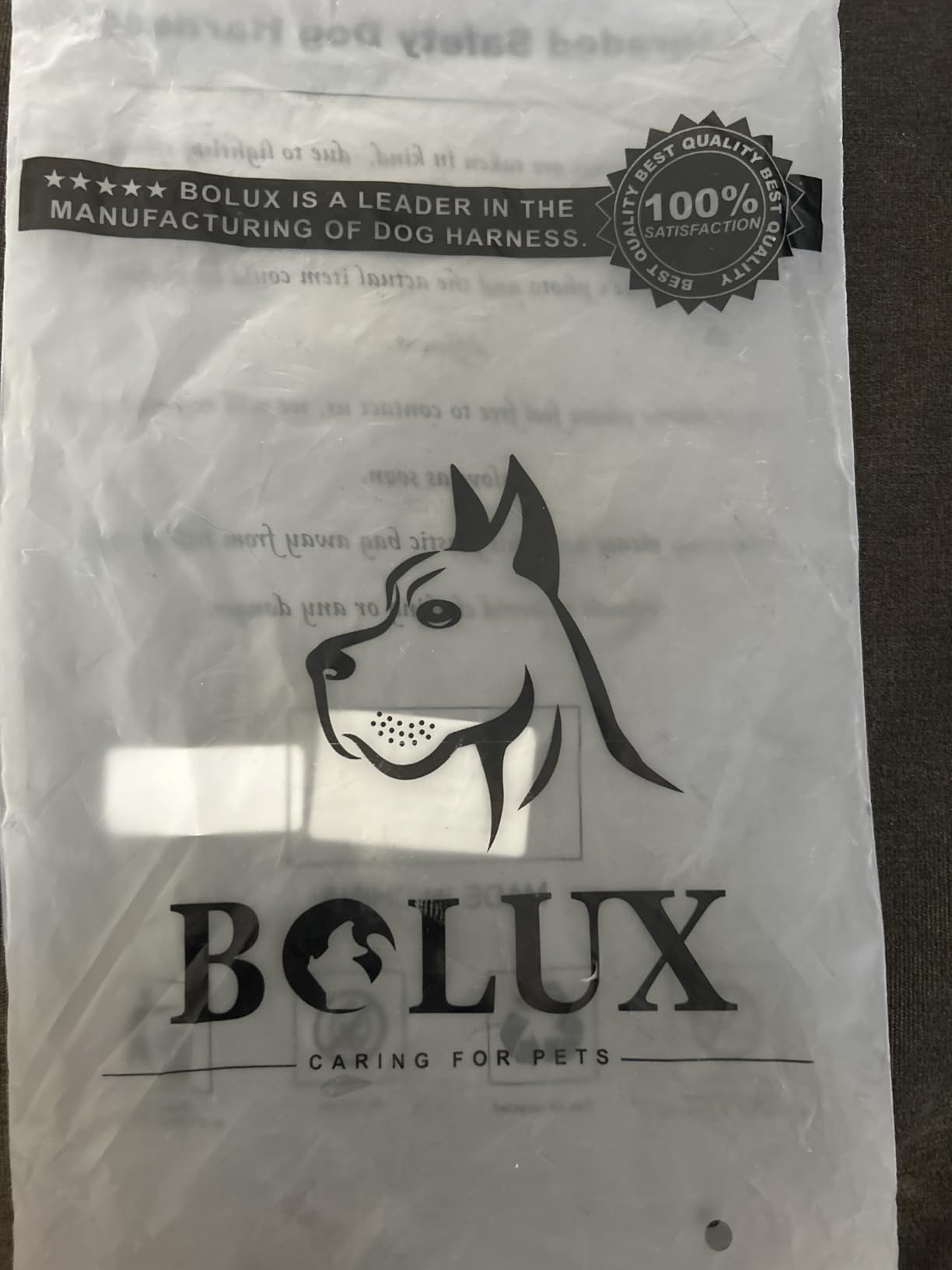 Bolux Dog Harness, No-Pull Reflective Dog Vest, Breathable Adjustable Pet Harness with Handle for Outdoor Walking - No More Pulling, Tugging or Choking (Dark Green, M) customer photo 2