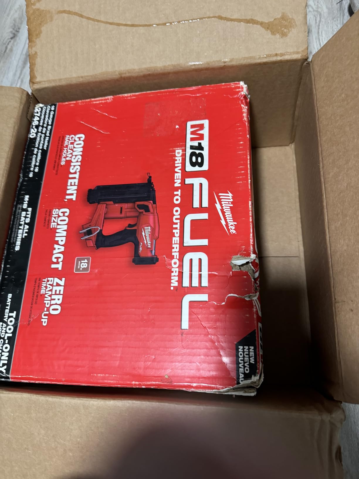Milwaukee Electric - M18 Fuel 18 Gauge Brad Nailer customer photo 2