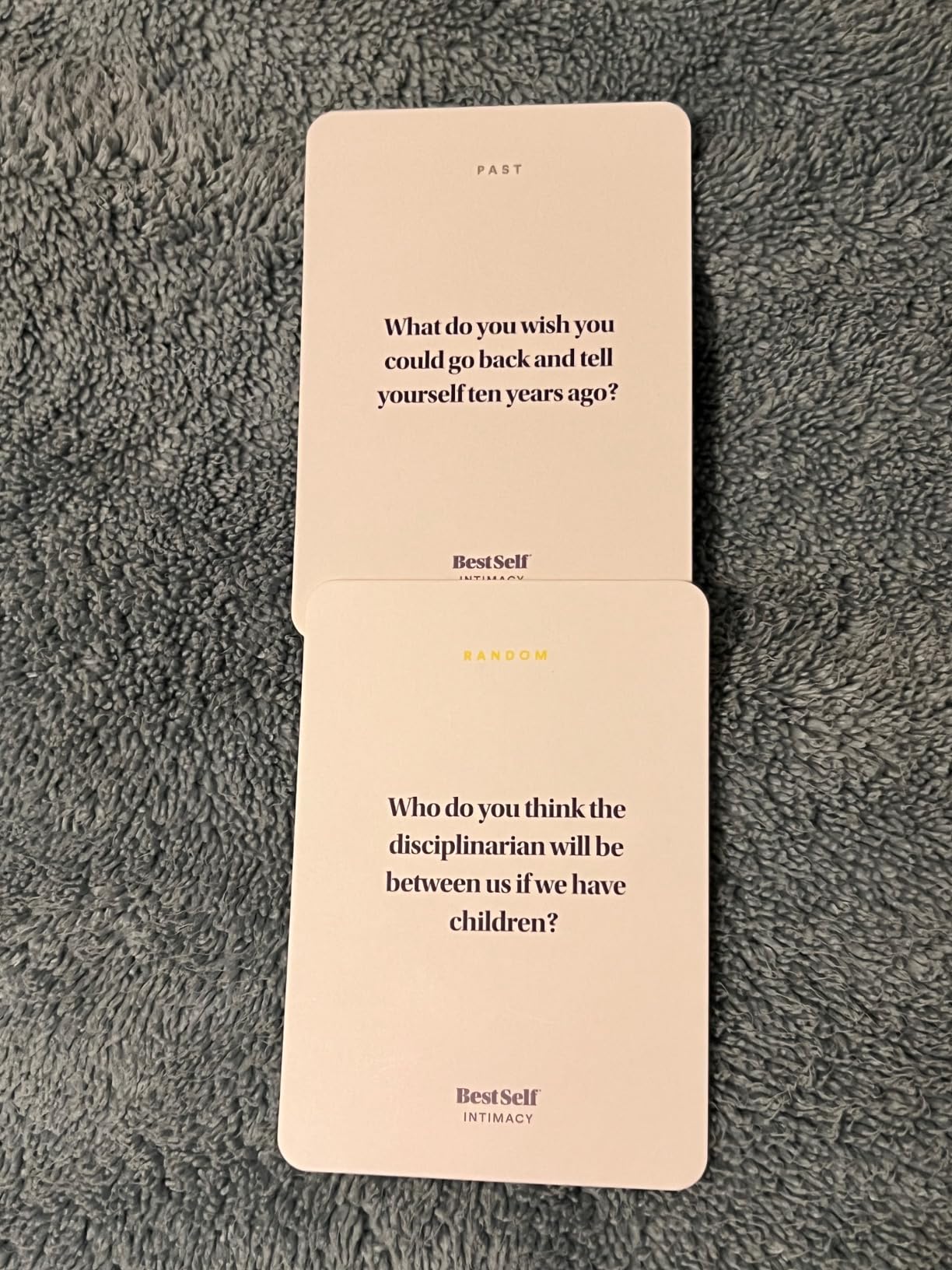 BestSelf Intimacy Deck – 170 Conversation Cards for Couples customer photo 2