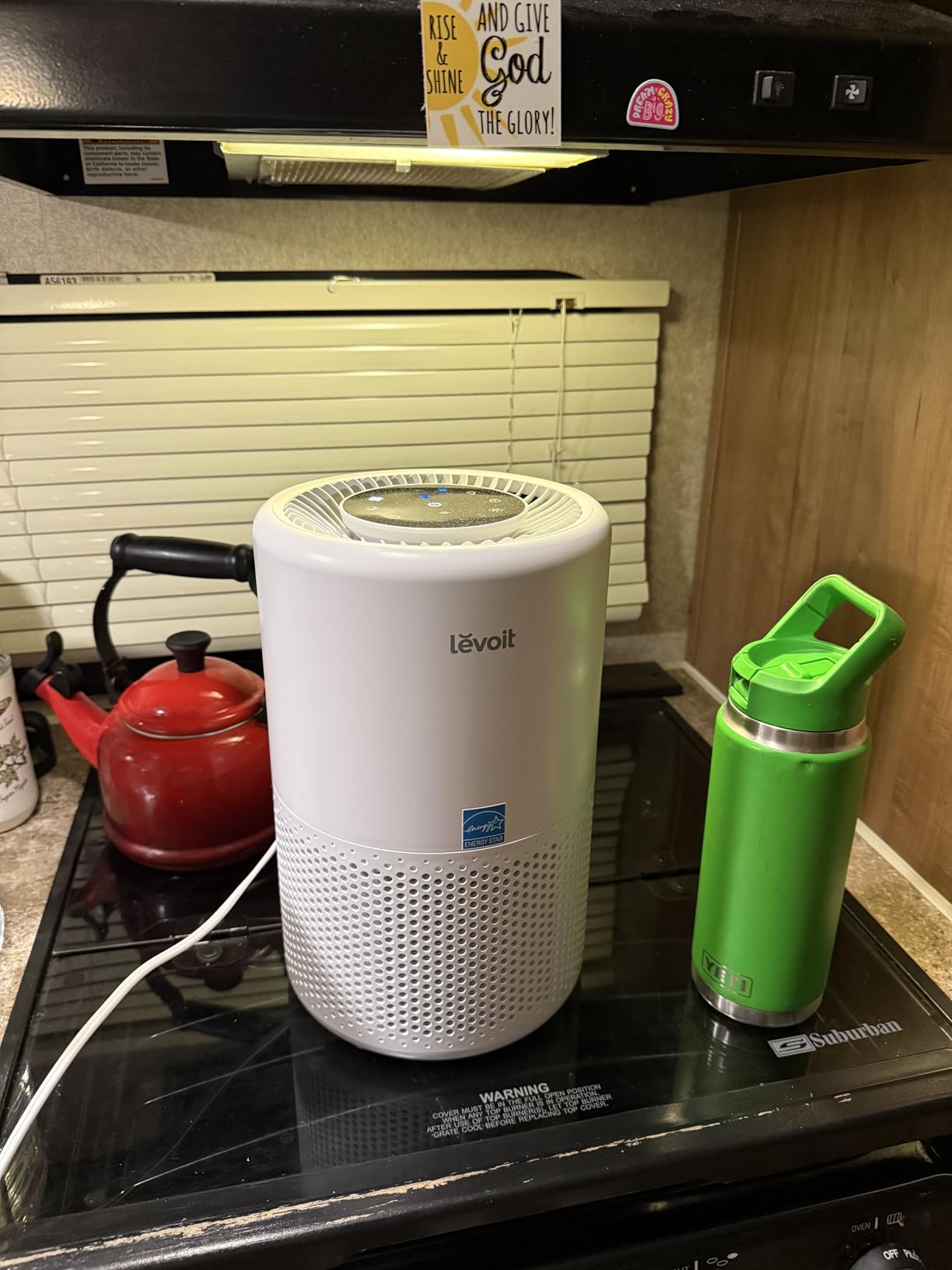 Levoit Air Purifier for Home Bedroom Small Room, Quiet Operation | Washable Pre-Filter for Dander, Smoke, Dust, Pollen, AHAM VERIFIDE, Odor Eliminators, Pet Hair Remover, Vital 100, White customer photo 1