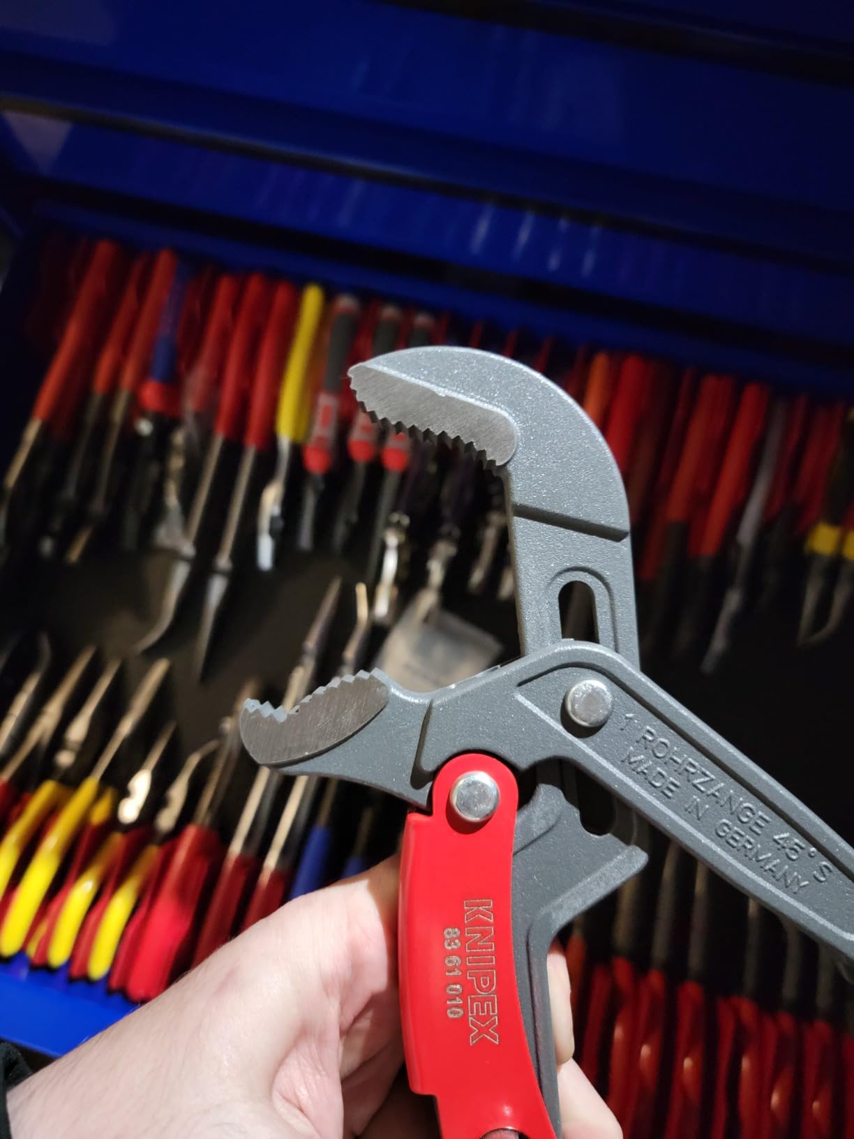 KNIPEX Tools 83 61 010, Rapid Adjust Swedish Pipe Wrench, 12 customer photo 2