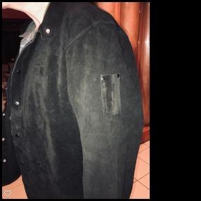 Leather Welding Jacket - Heat & Flame-Resistant Heavy Duty Split Cowhide Leather FR Work Safety Jacket customer photo 1