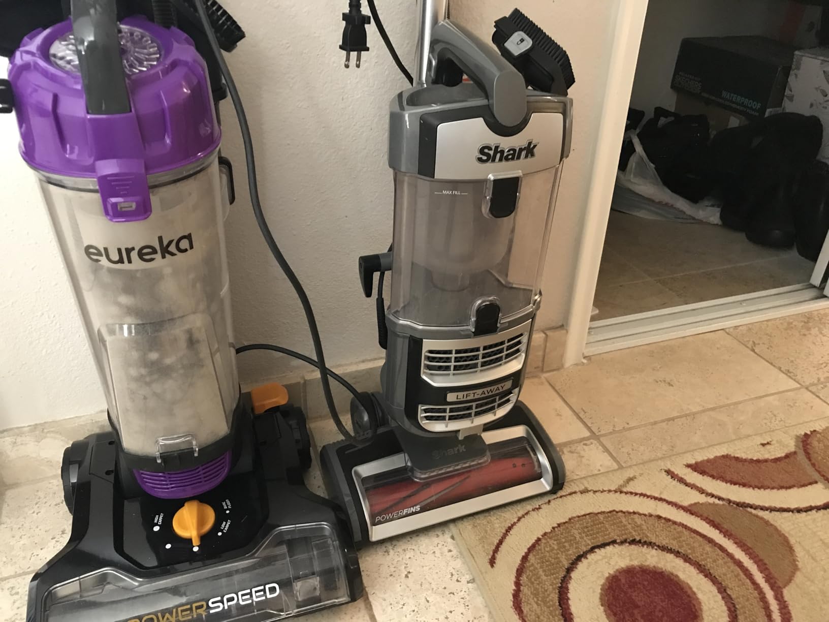 Eureka NEU182B PowerSpeed Bagless Upright Vacuum Cleaner, Purple customer photo 1