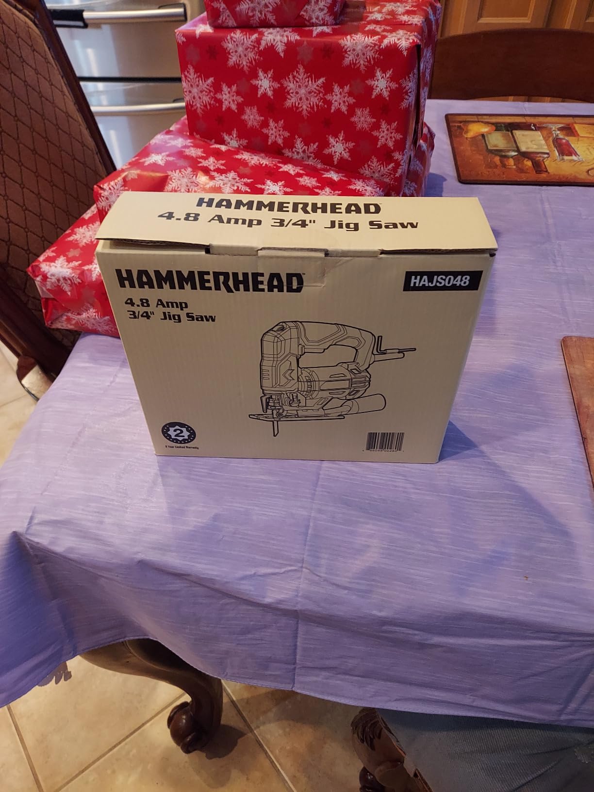 Hammerhead 4.8-Amp 3/4 Inch Jig Saw with 2pcs Wood Cutting Blades, Variable Speed and Orbital Function - HAJS048 customer photo 1