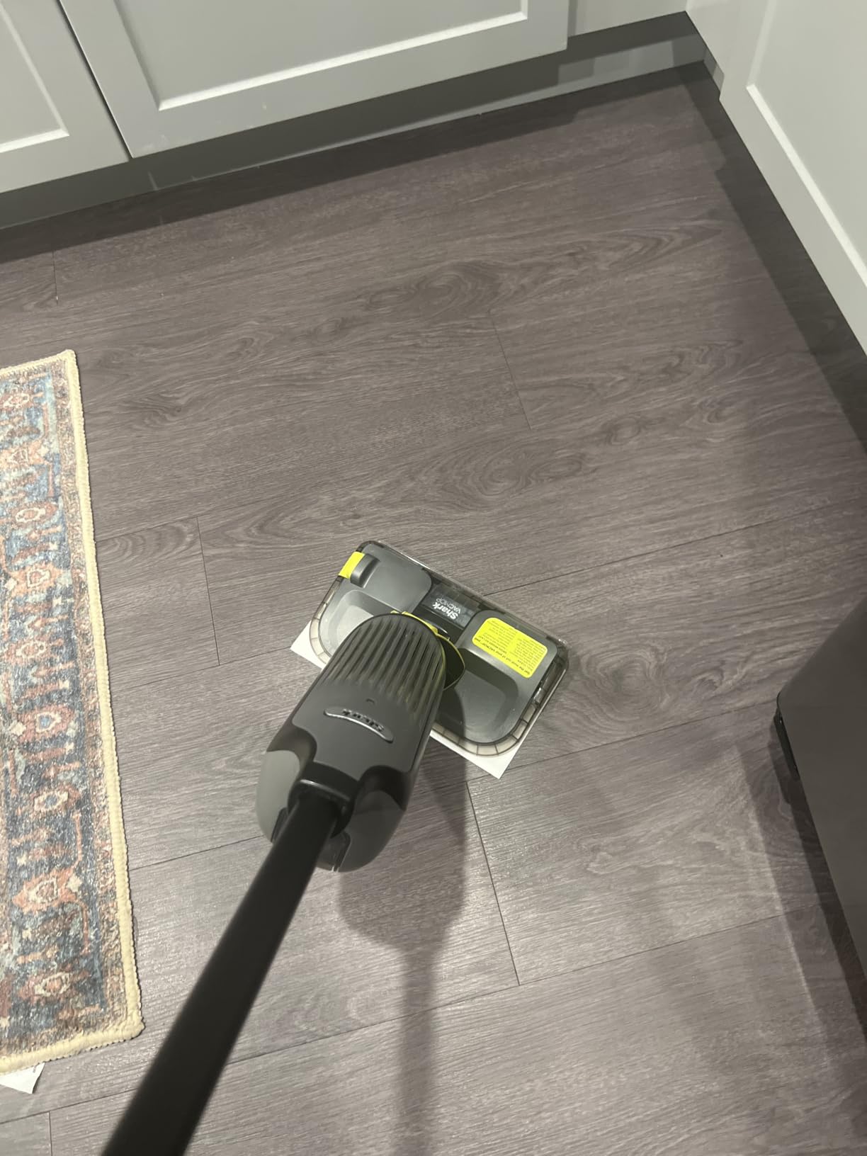 Shark VACMOP Cordless Vacuum & Spray Mop, Gray, VM252 | Hard Floor Cleaner, Powerful Suction, Lightweight, LED Headlights, 4 Disposable Pads, 12oz Solution Included customer photo 2