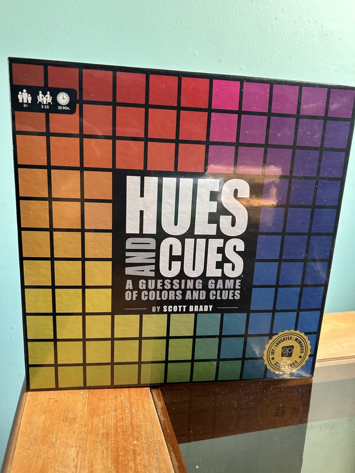 HUES and CUES - Vibrant Color Guessing Board Game for 3-10 Players Ages 8+, Connect Clues and Guess from 480 Color Squares customer photo 2