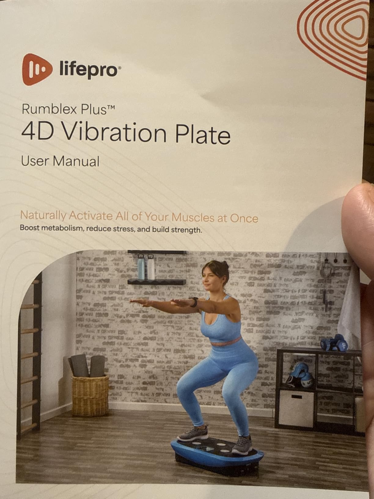 Lifepro Rumblex 4D Vibration Plate Exercise Machine with 7 Training Modes customer photo 1