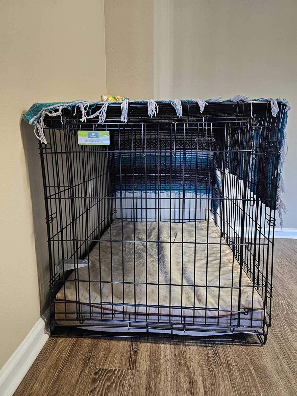 Bedsure Memory Foam Dog Beds Large Sized Dog, Orthopedic Crate Pads, 35x22 customer photo 2