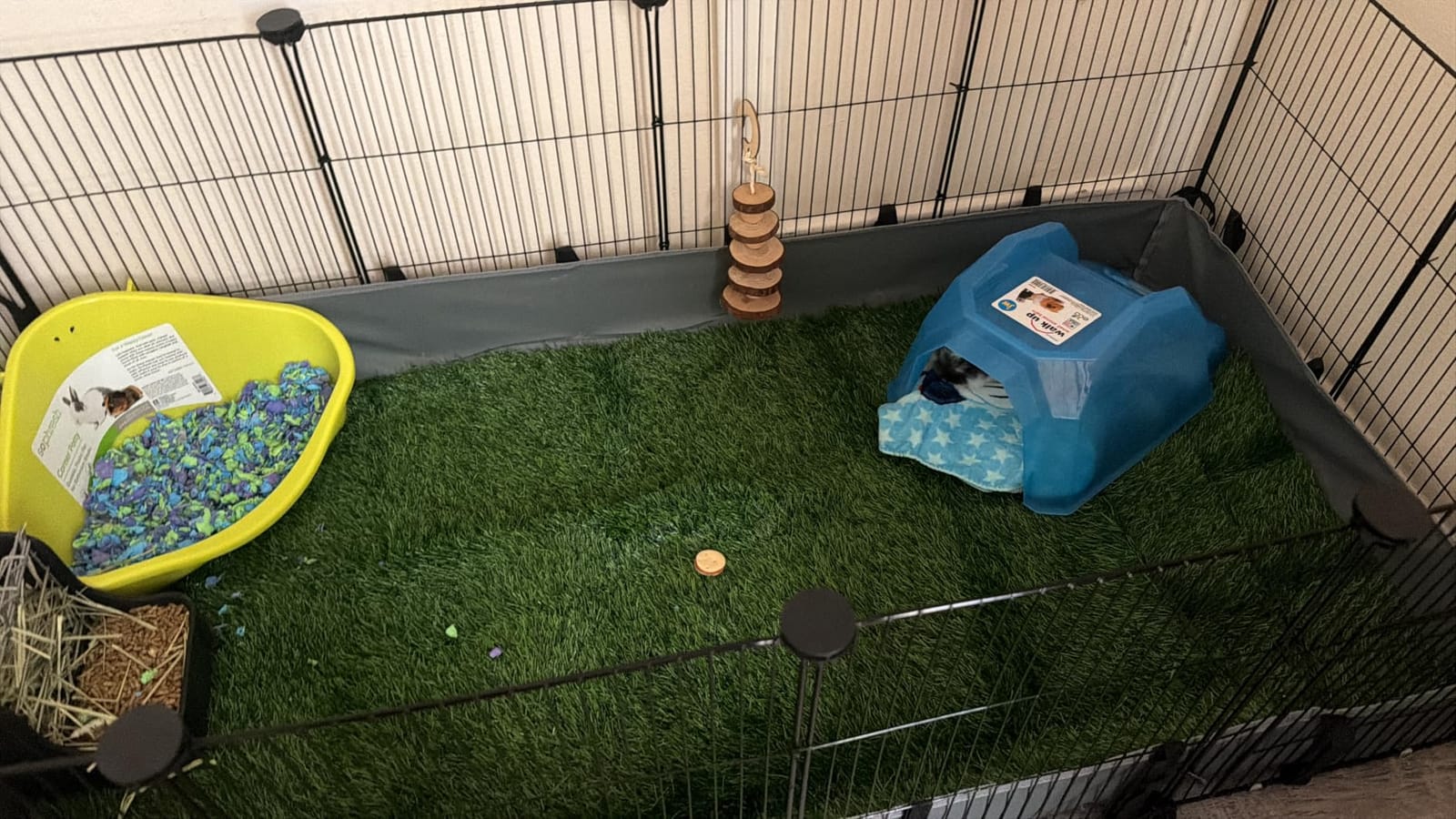 Fake Grass Pad for Dogs Potty Training Artificial Turf, 39.3x31.5in customer photo 2