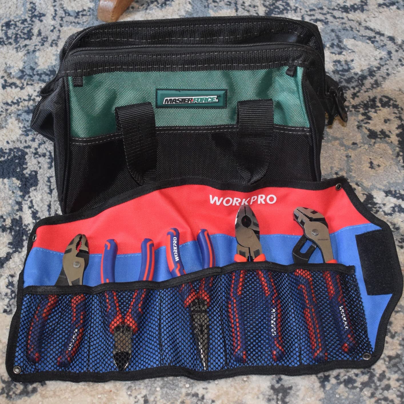 WORKPRO Pliers Set, 5-Piece Premium Cr-V Pliers Kit with Storage Pouch customer photo 2