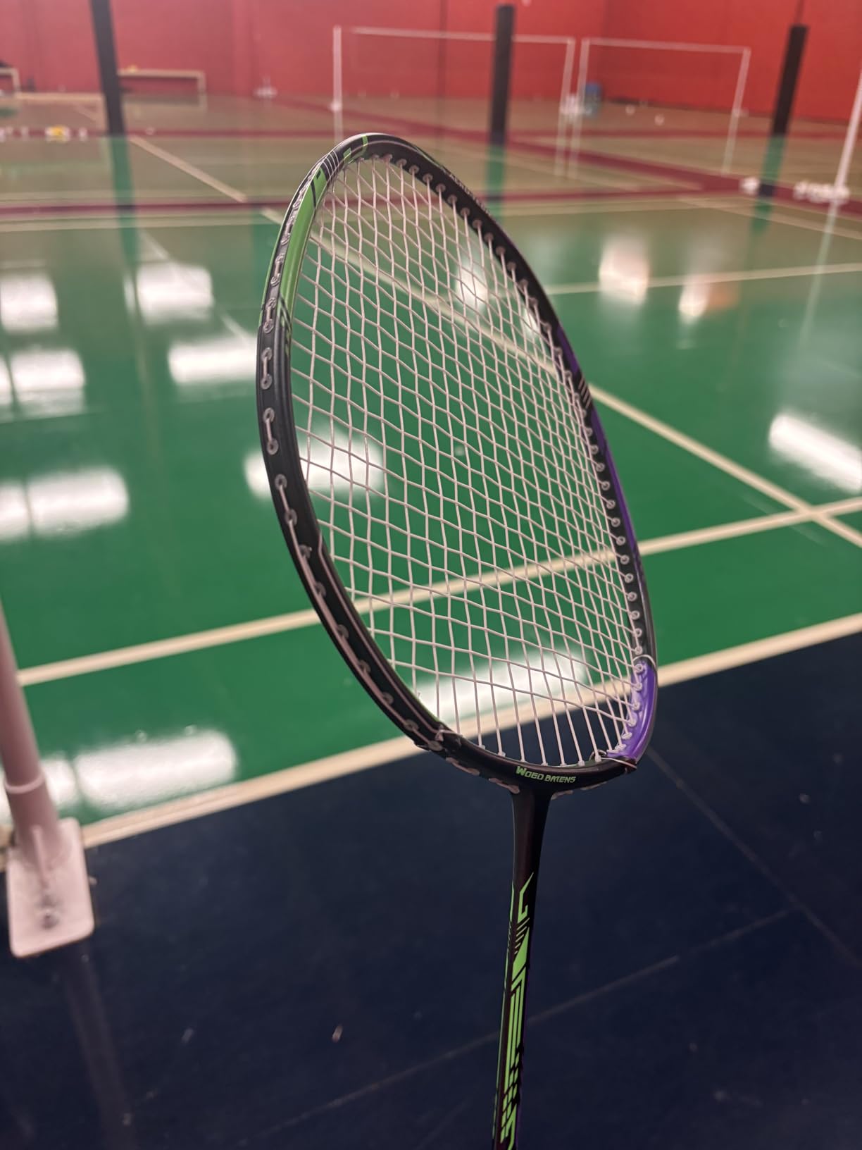 Professional Carbon Fiber Badminton Rackets Badminton Racquet for Backyards Gym customer photo 1