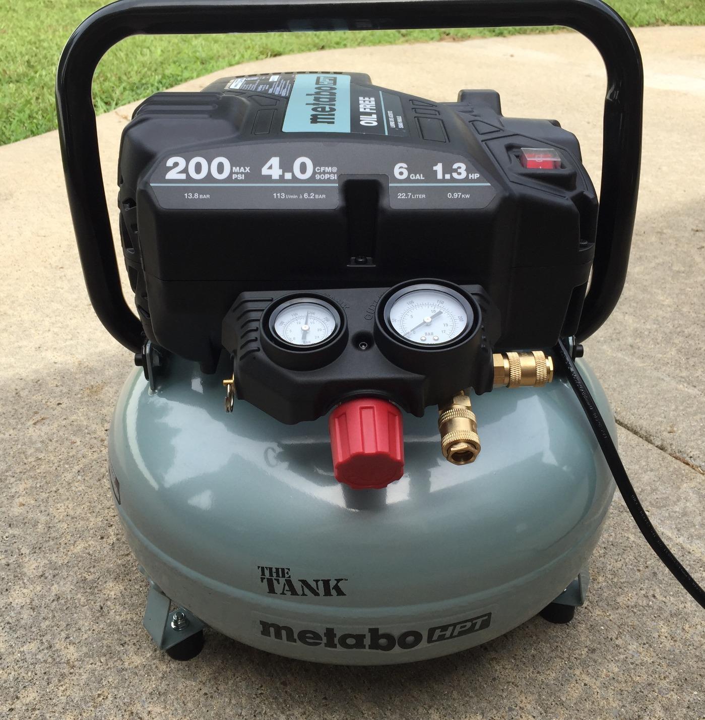 Metabo HPT Portable Pancake Air Compressor, 6 Gallon 200 PSI, EC914S customer photo 1