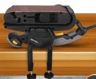 Jellas 7Amp Handheld Belt Sander, 3 21 Inch with Dust Bag for Woodworking customer photo 1