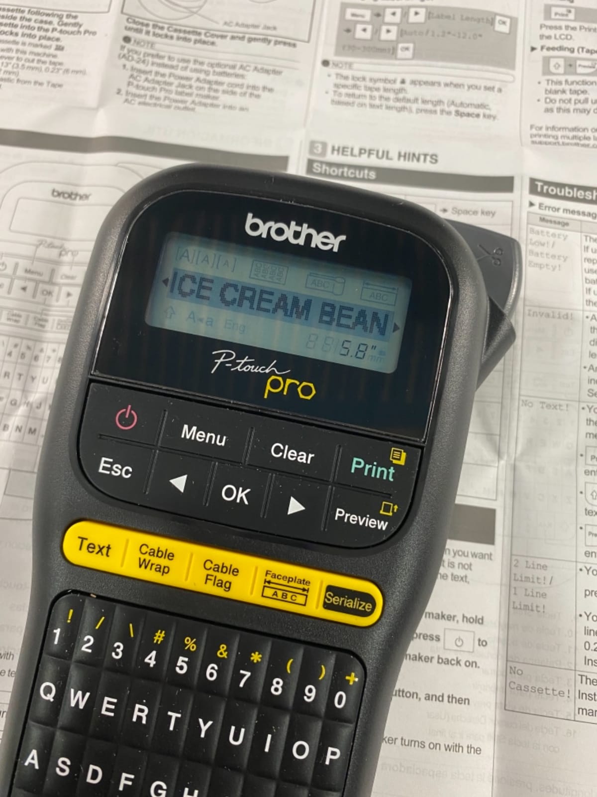 Brother Genuine P-touch PTH111 P-Touch Pro Label Maker customer photo 2
