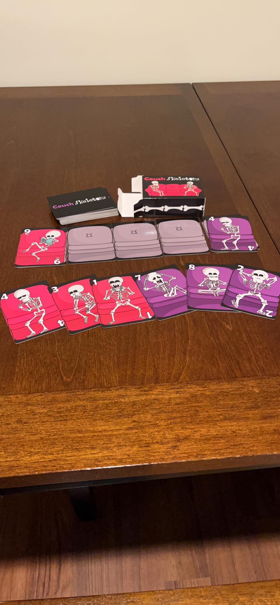 Couch Skeletons Card Game - Quick and Easy 2 Player Game by The Dusty Top Hat customer photo 2