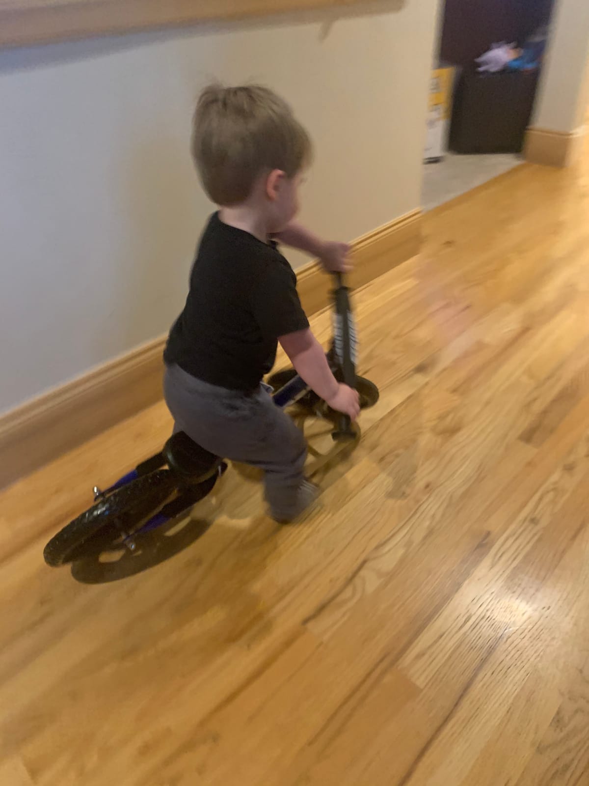 Strider 12 Sport, No Pedal Balance Bike for Kids Ages 1–4 Years, Matte Gray customer photo 1
