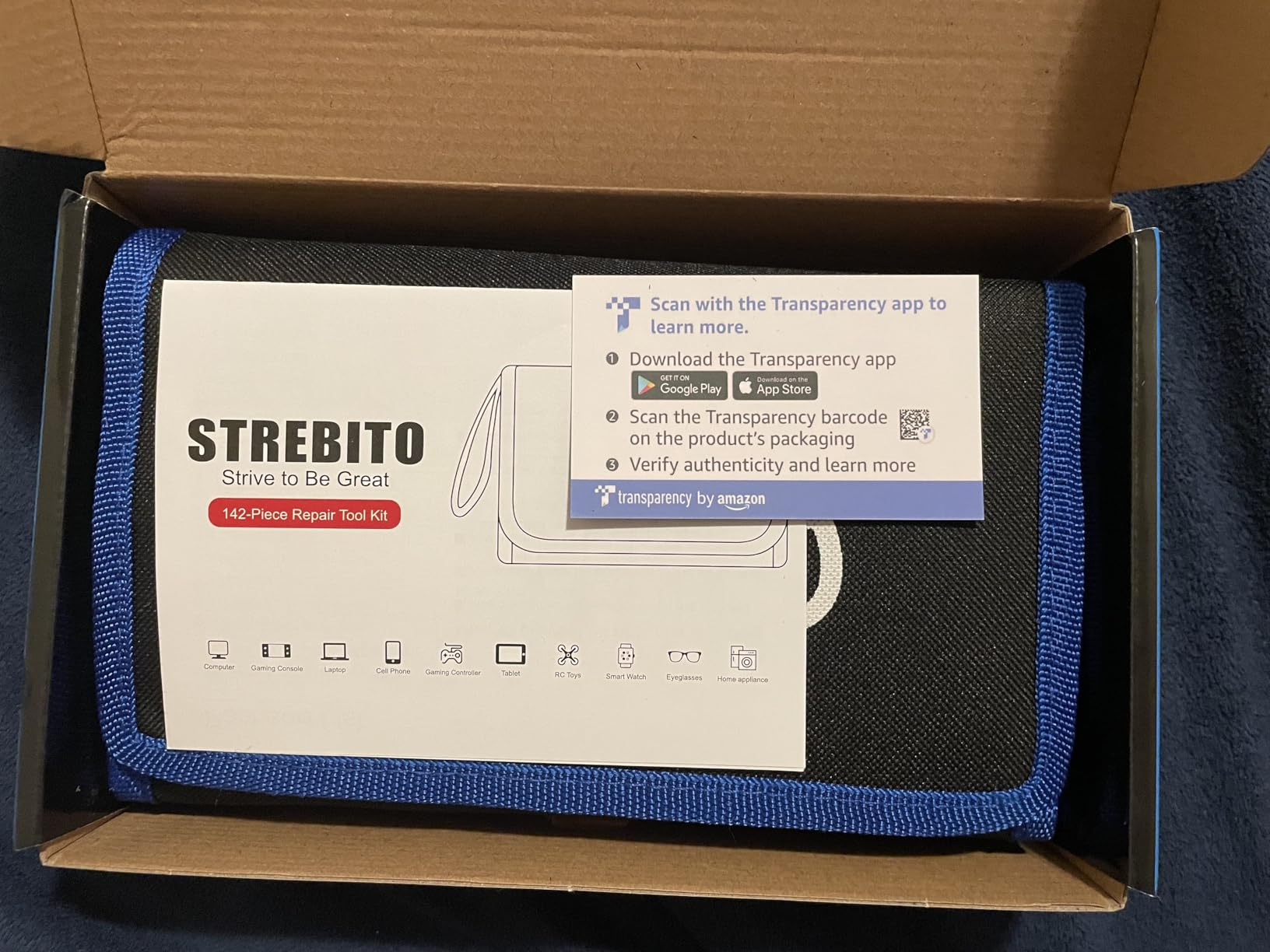 STREBITO Electronics Precision Screwdriver Sets 142-Piece with 120 Bits customer photo 1