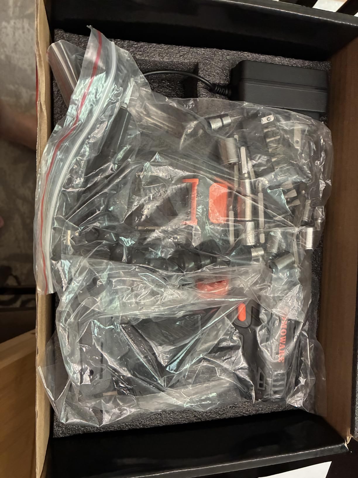 COMOWARE Cordless Drill, Electric Power Drill & Bits Set w/Charger& Battery customer photo 1