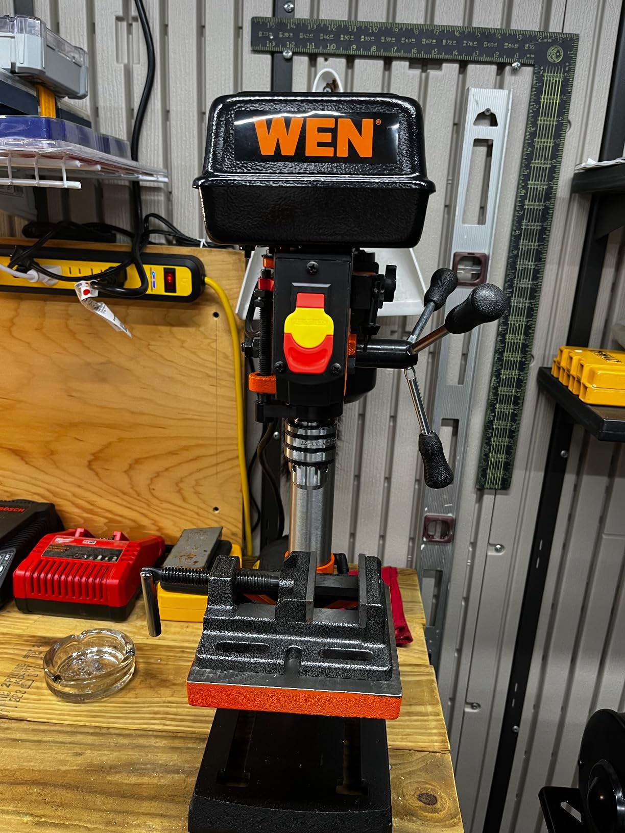 WEN 2.3-Amp 8-Inch 5-Speed Cast Iron Benchtop Drill Press (4206T) customer photo 2