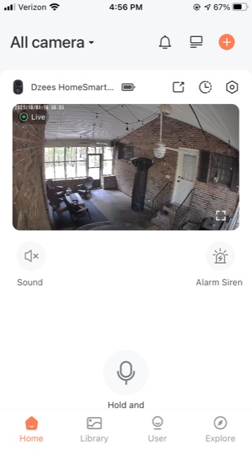 Dzees 3MP 2K Wireless Outdoor Security Camera with Spotlight and Siren customer photo 1