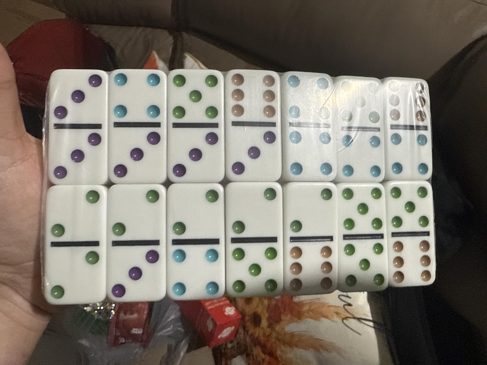 Front Porch Classics | Double 6 Travel Tin Domino Set from, for 1 to 4 Players Ages 6 and up customer photo 1