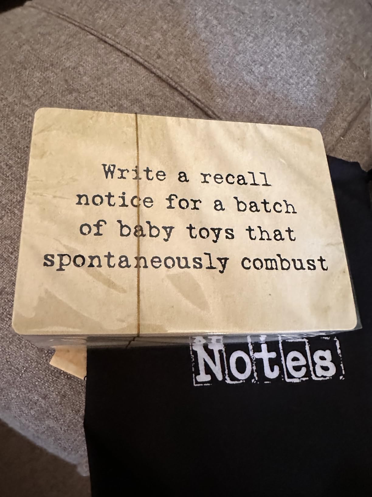 Ransom Notes - The Ridiculous Word Magnet Party Game, 3+ Players customer photo 1