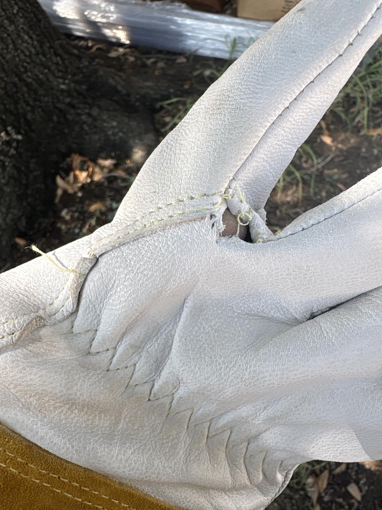 TOOLIOM Goatskin TIG Welding Gloves with Flexible Wing Thumb, Medium customer photo 2