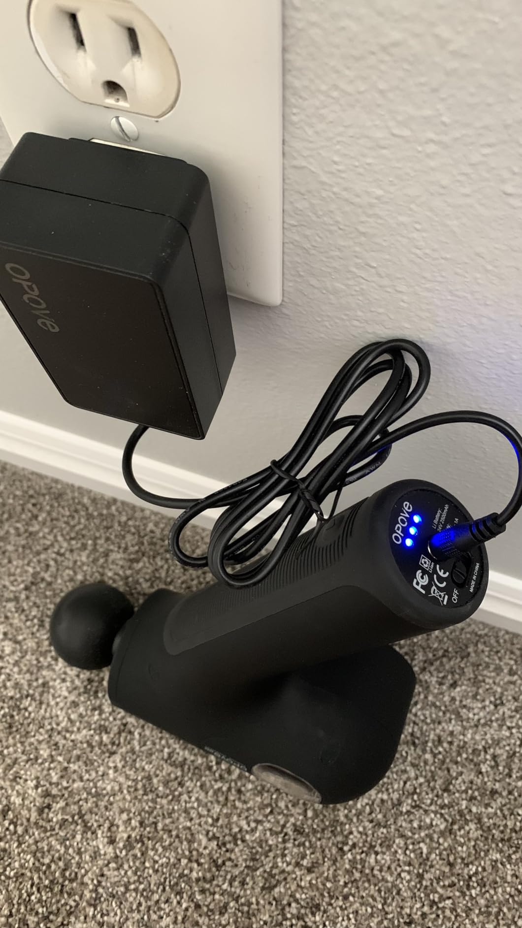 Opove Apex Massage Gun 14.5mm Deep Tissue for Pain Relief & Recovery,Black customer photo 1