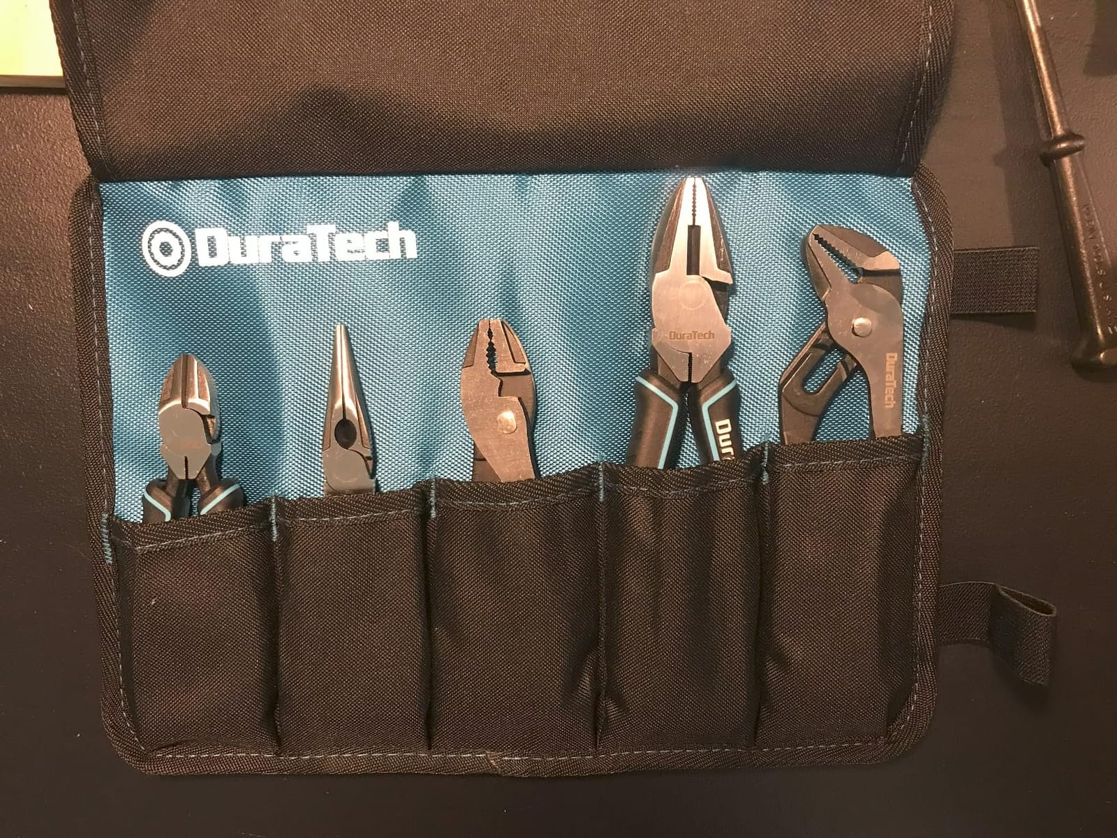DURATECH 5-Piece Pliers Set, Cr-Ni Pliers Tool with Storage Rolling Pouch customer photo 2