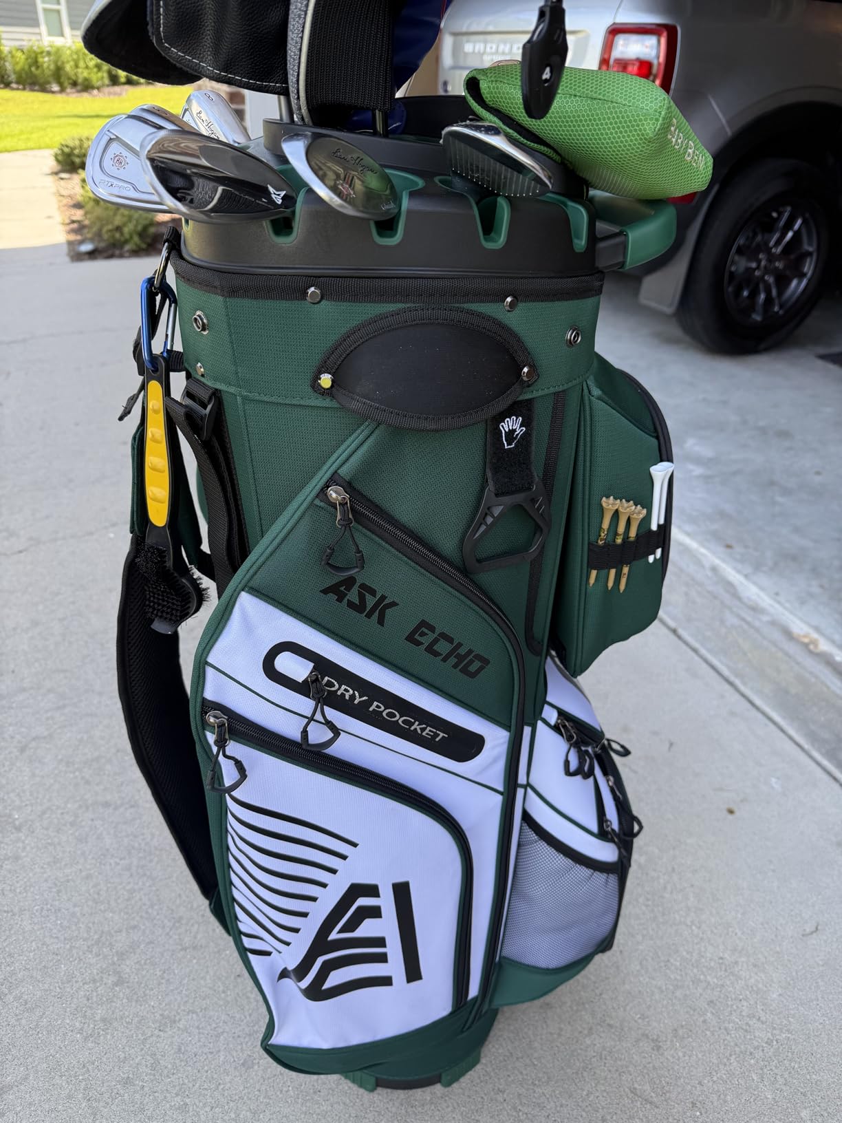 ASK ECHO T-Lock Golf Cart Bag, Quiet 14-Way Full-Length Divider customer photo 1