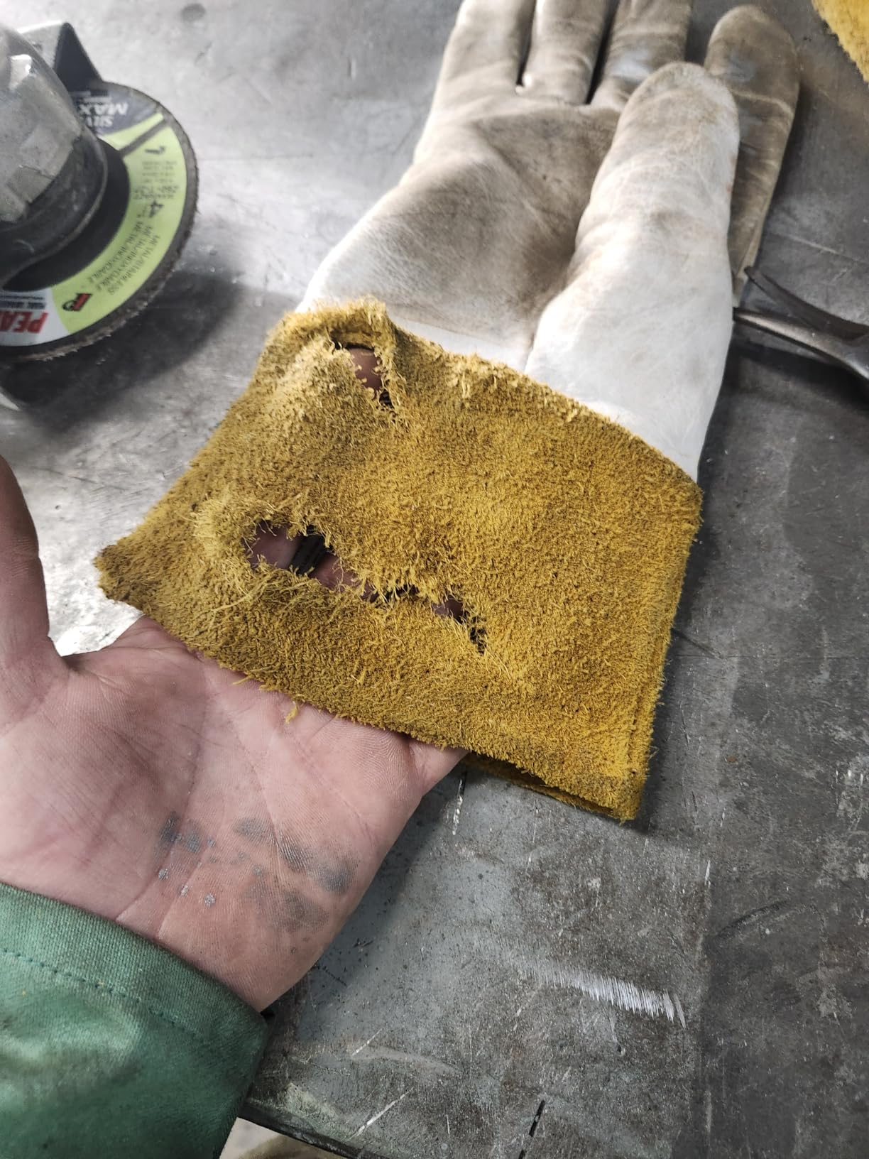 J. J. Keller & Associates, Inc. SAFEGEAR Tig Welding Cowhide Leather Gloves customer photo 1
