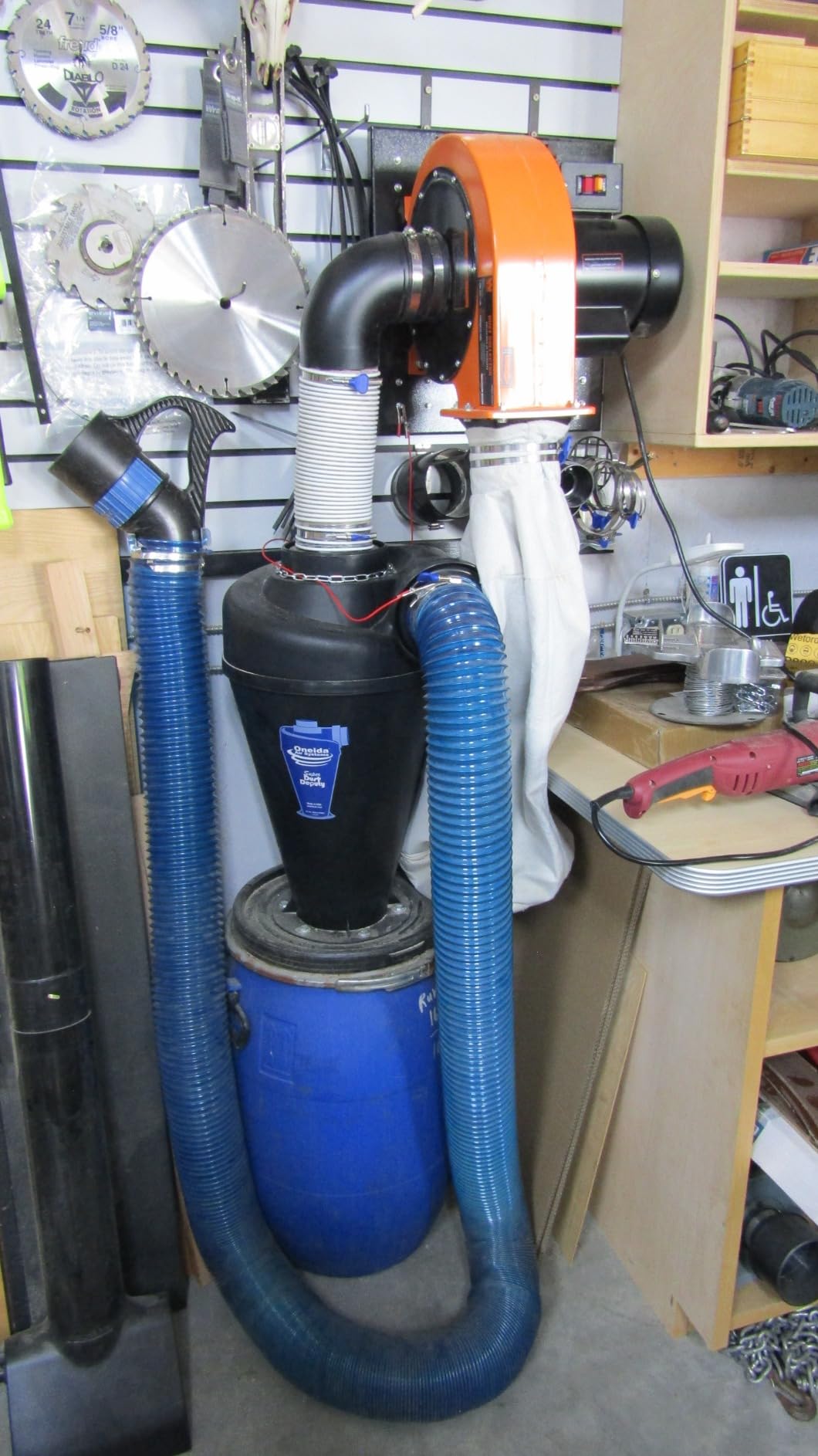 Oneida Air Systems Cyclone Attachment for Single Stage 0.5-3HP Dust Collector, 4/5 DIY - Portable Attachments and Accessories for Home and Woodworking Space Cleaning customer photo 1