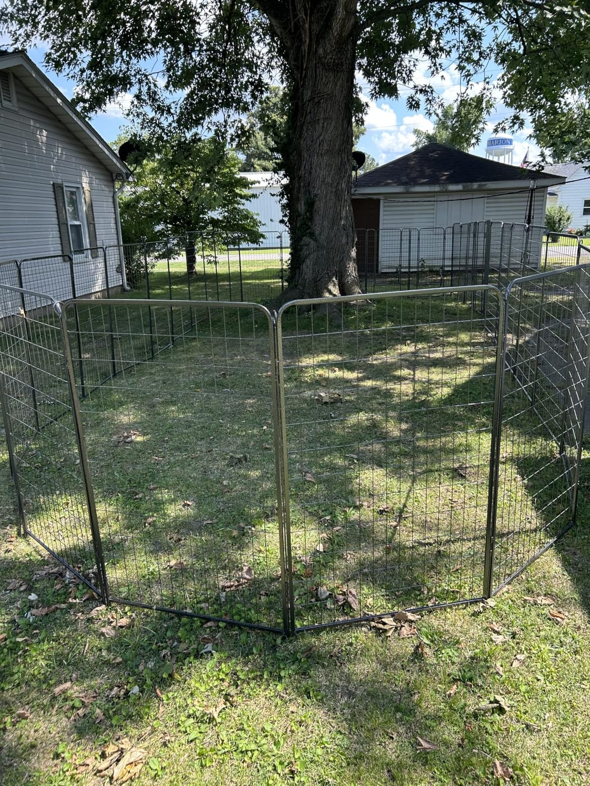 Kfvigoho Dog Playpen Outdoor Extra Wide 16 Panels Heavy Duty Dog Fence 40
